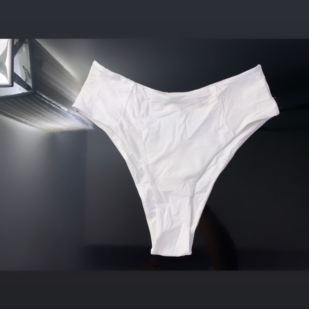 White Bikini Bottom (L)